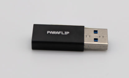 PARAFLIP USB-A to USB-C Adapter (USB 3.1 GEN 2, 10 Gbps)